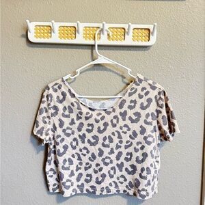 Leopard Print Crop Top